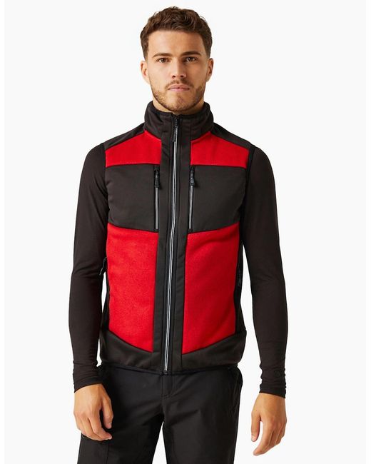 Regatta Red Professional Stretch Body Warmer for men