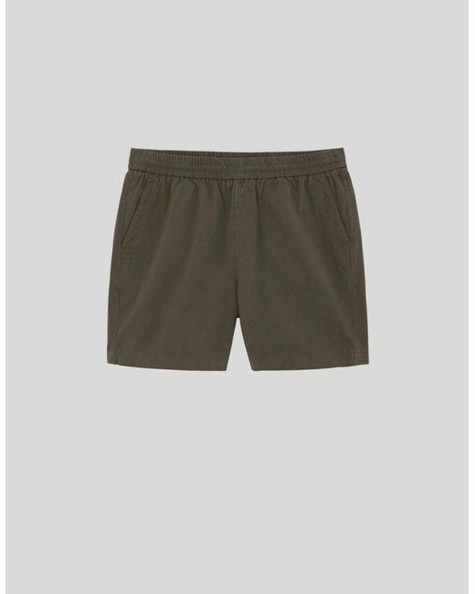 Lyle & Scott White Cotton Twill Shorts for men