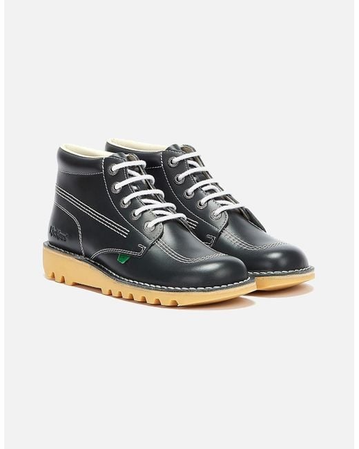 Kickers Blue Kick Hi Core/Natural Leather Boots for men
