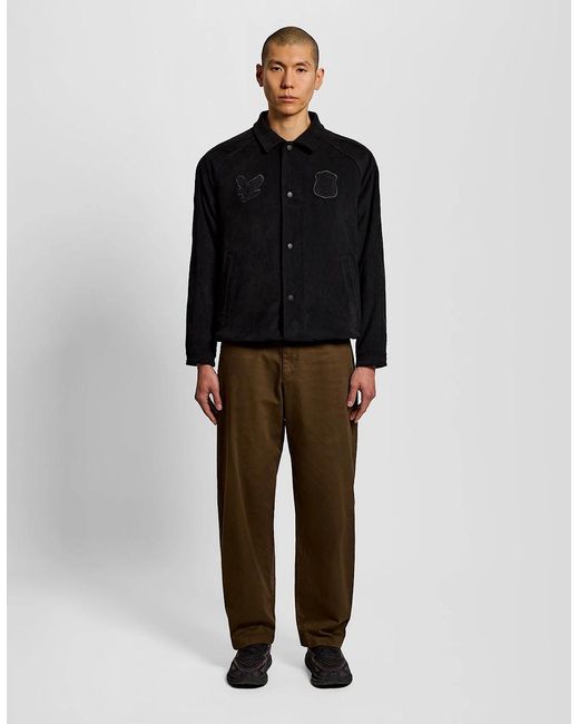 Lyle & Scott Black Coach Jacket for men