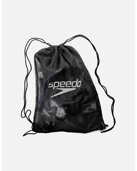 Speedo Black Mesh Bag