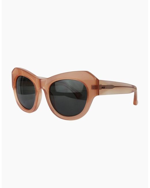 Dries Van Noten Brown Sunglasses