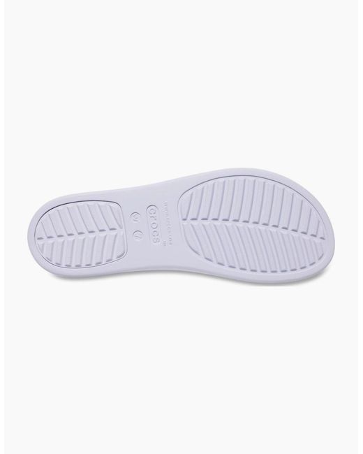 CROCSTM Blue Brooklyn Buckle Low Wedge Moon Sandals