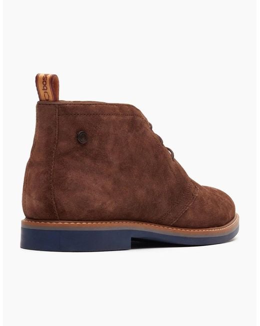 Base London Brown London Carlton Chukka Boots for men