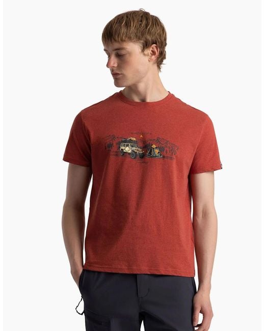 Trespass Red Horton T-Shirt for men
