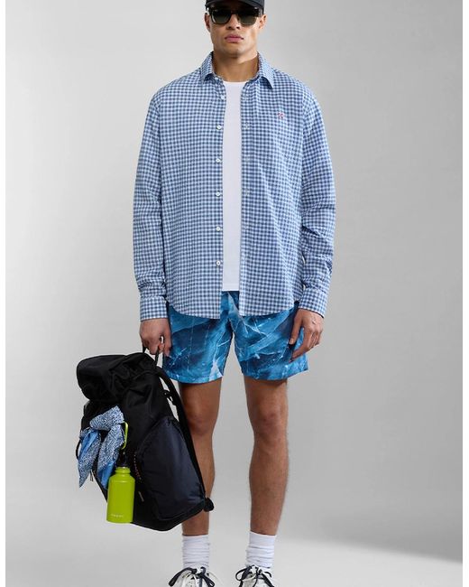 Napapijri Blue Inuvik Swim Shorts for men