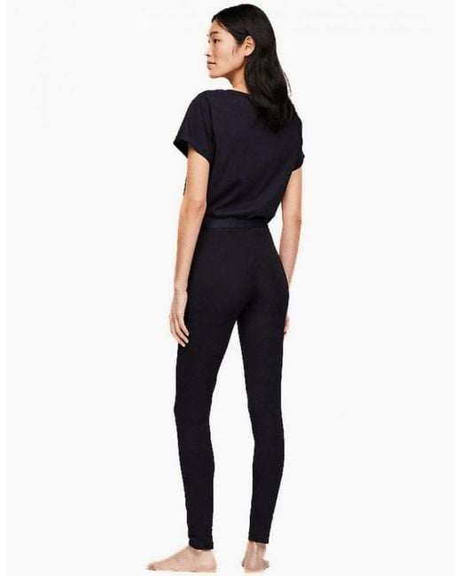 Tommy Hilfiger Blue Logo Waistband Organic Cotton Leggings
