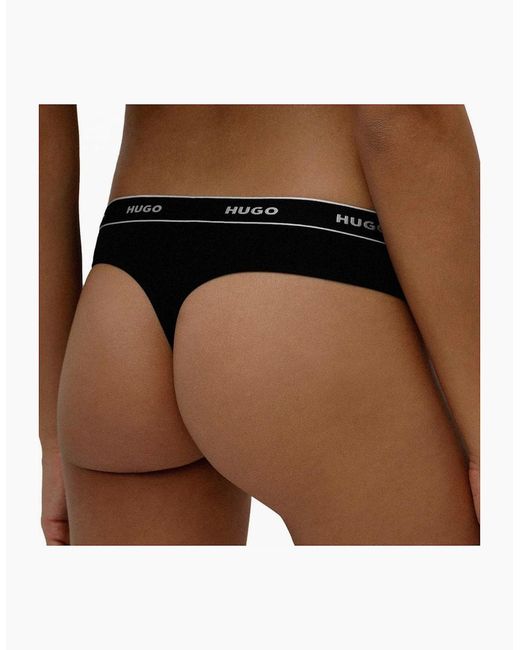 Boss Black 3-Pack Classic Logo Thongs