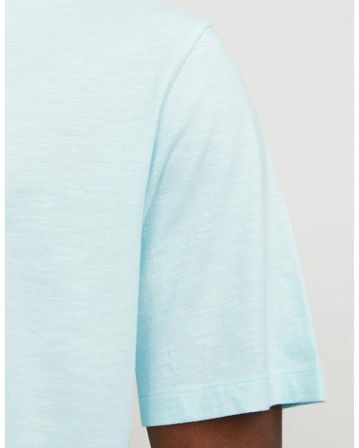 Jack & Jones White Crew Neck Regular Fit T-Shirt for men