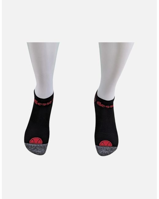 Ellesse Blue Low Cut Socks 3 Pack Regular Soft Cotton Gym Sports Trainer Socks for men