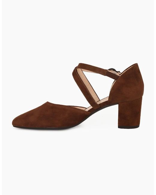 Gabor Brown Gisele Open Court Shoes