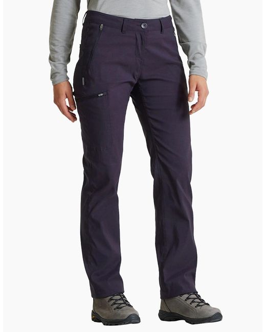 Craghoppers Blue Ladies Kiwi Pro Stretch Trousers