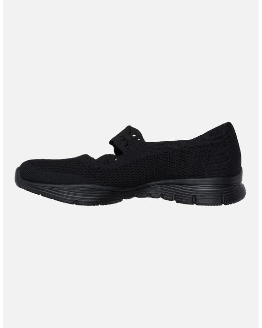 Skechers Black Seager Cute N Coy Shoes