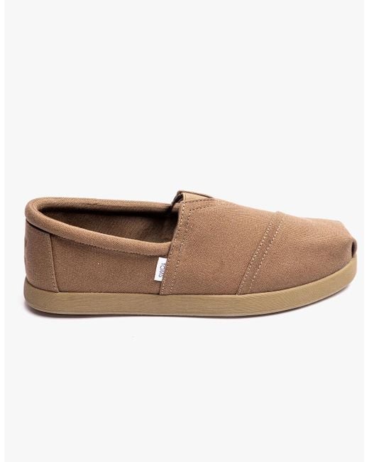 TOMS Brown Alp Fwd Cotton Espadrille for men