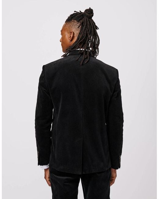 aubi Black Pasmore Cord Jacket for men