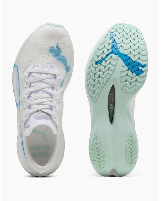 PUMA Blue Deviate Nitro Elite 3 Everyday Neutral Road Running Shoes