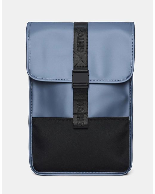 Rains Black Trail Backpack Mini