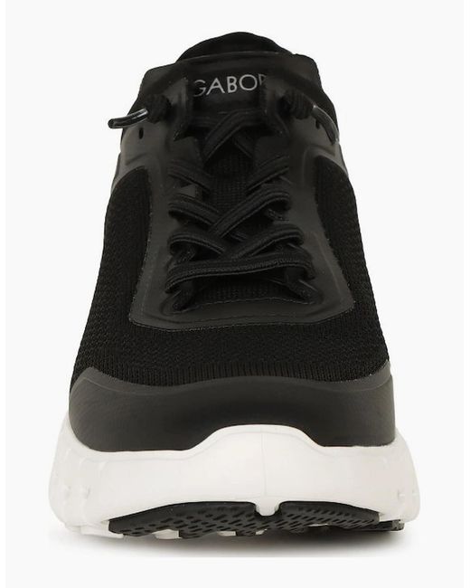 Gabor Black Ilea Trainers