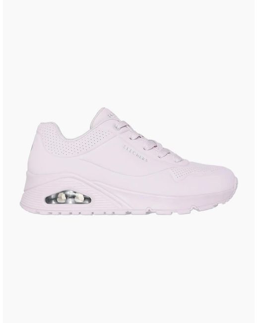 Skechers Purple Uno Stand On Air Memory Foam Skech-Air Trainers