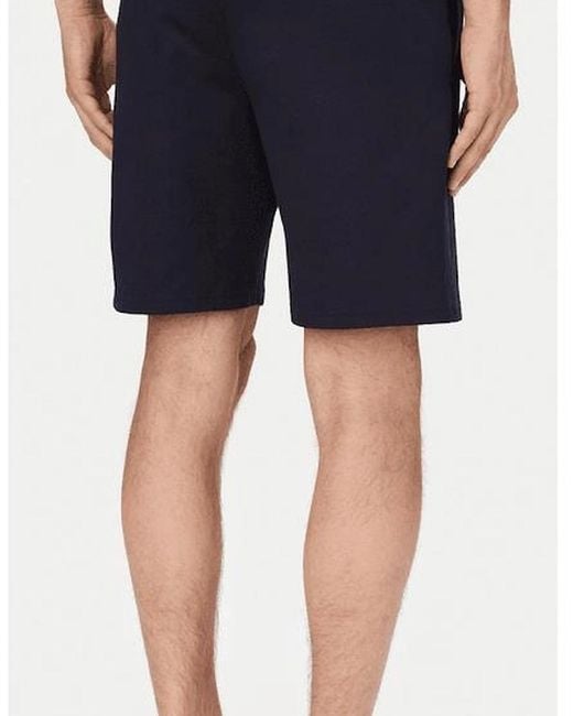 Boss Blue Iconic Stripe Shorts Set for men
