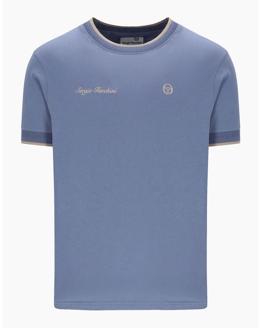 Sergio Tacchini Blue Conte T-Shirt Country for men