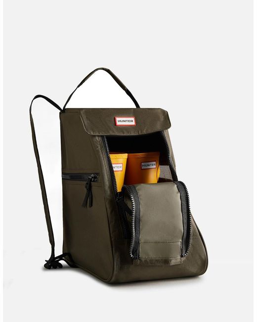 Hunter Black Barra Short Boot Bag for men