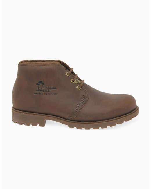 Panama Jack Brown Classic (Bota) Waterproof Leather Lace Up Chukka Ankle Boot for men