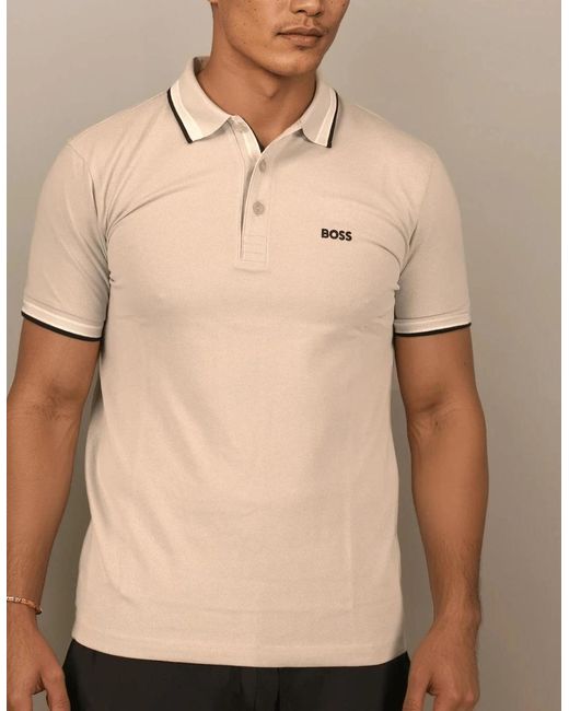 Boss White Boss Paddy Polo Shirt Light for men