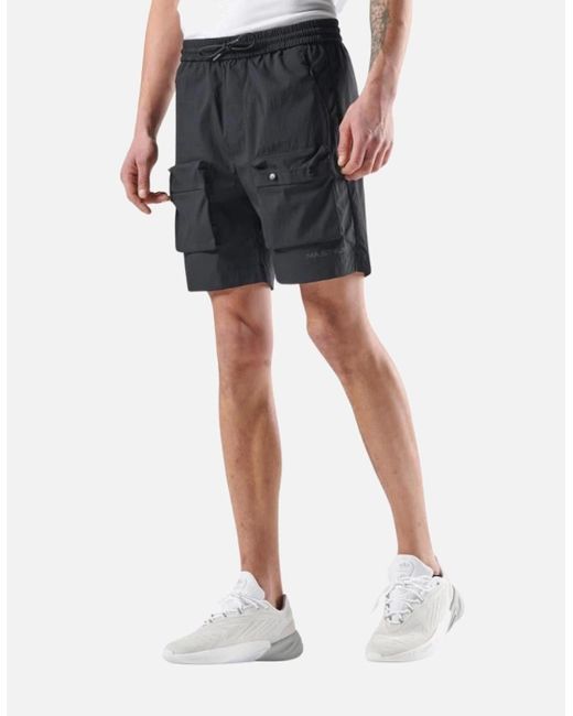 Ma Strum Black Tundra Shorts for men