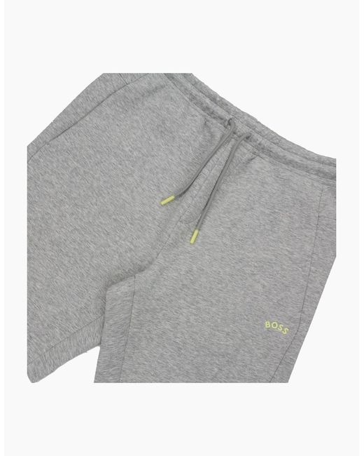 Boss Gray Headlo 2 Cotton Shorts Light for men