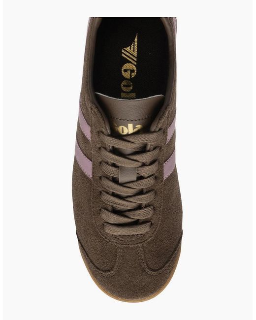 Gola Brown Bullet Suede Trainers