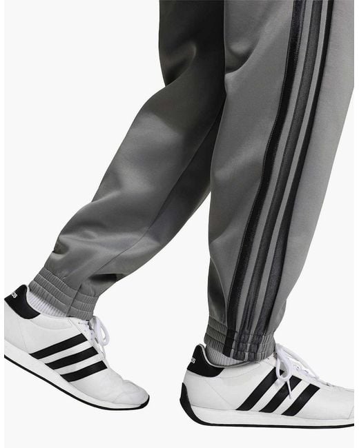 Adidas Gray Stadium Fleece Joggers for men