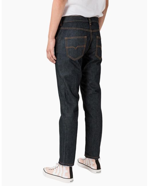 DIESEL Blue Belthy Ankle Re058 Jeans Regular Slim Straight Low Waist Fit Pants