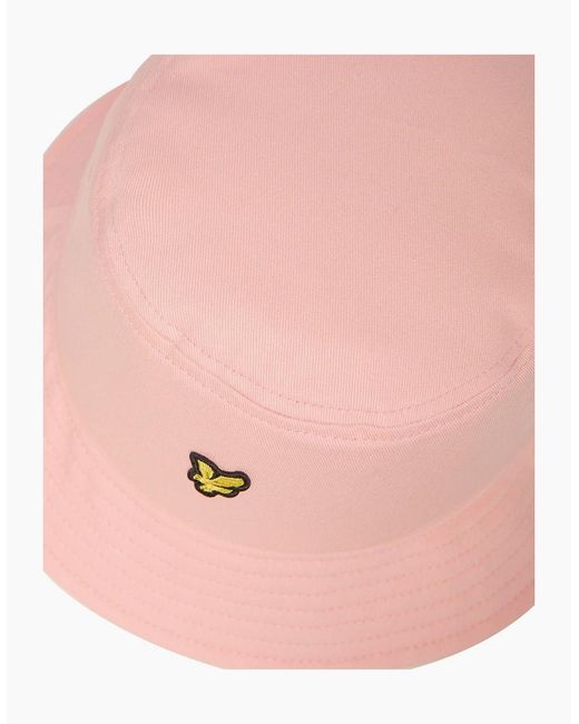 Lyle & Scott Pink Bucket Hat for men