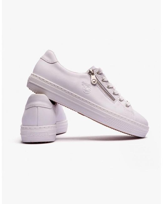 Rieker White L59L1 Casual Shoes/Combi
