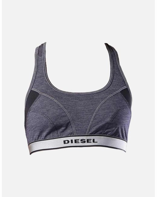 DIESEL Blue Miley Stretch Jersey Bralette