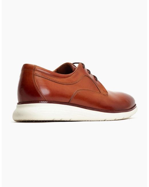 Base London Brown Wing Derby Shoes for men