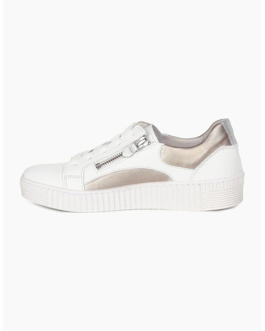 Gabor White Wemo Trainers