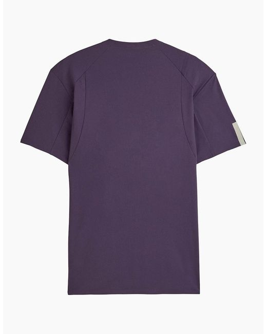 Y-3 Purple Tennis Pro Freelift Zip T-Shirt for men