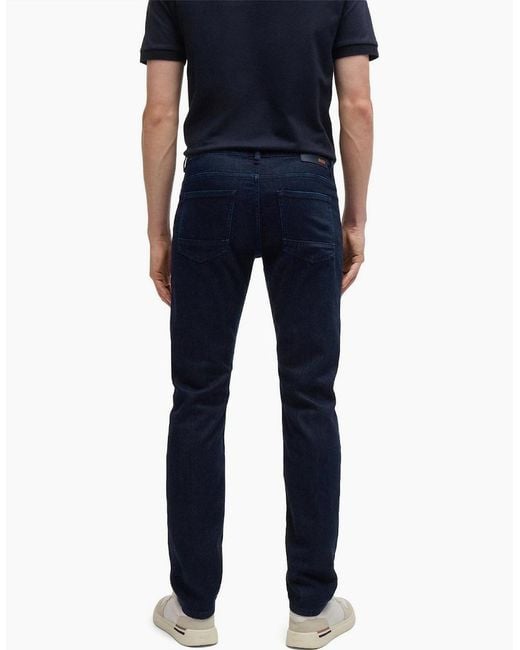 Boss Blue Delaware Slim Fit Jeans for men