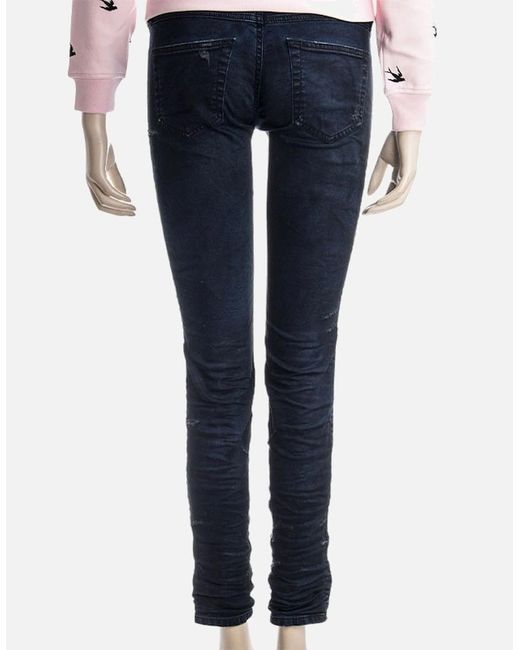 DIESEL Black Gracey Ne 069Cg Denim Jeans Skinny Leg Casual Sweat Jogg Pants New