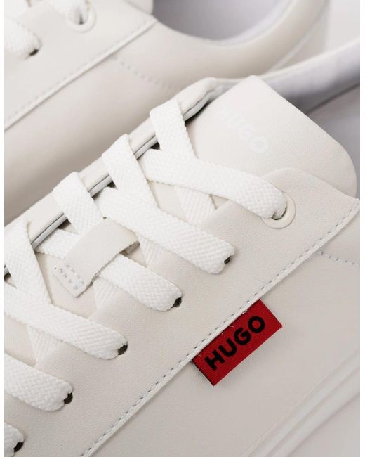 Boss White Hugo Morrie Tenn Trainers Nos for men