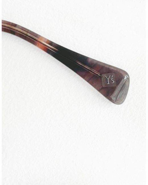 Yohji Yamamoto Pink Y's Sunglasses