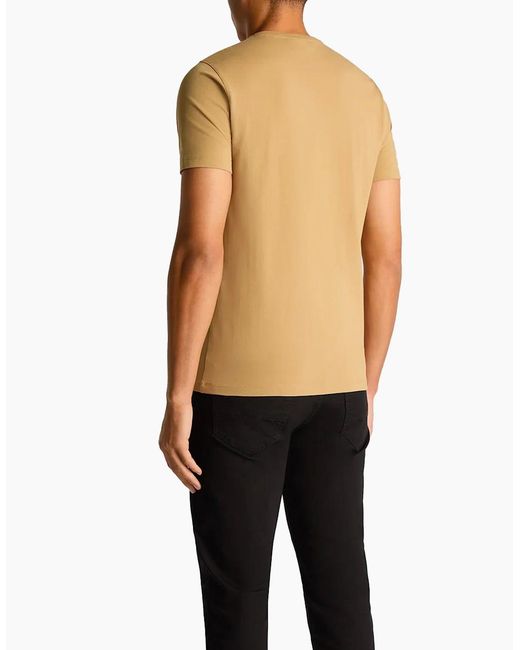 Remus Uomo Yellow Premium Quality Crew Neck T-Shirt Canvas for men
