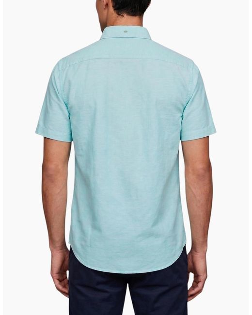 Tommy Hilfiger Blue Shirt Oxford Lightweight Summer Top for men