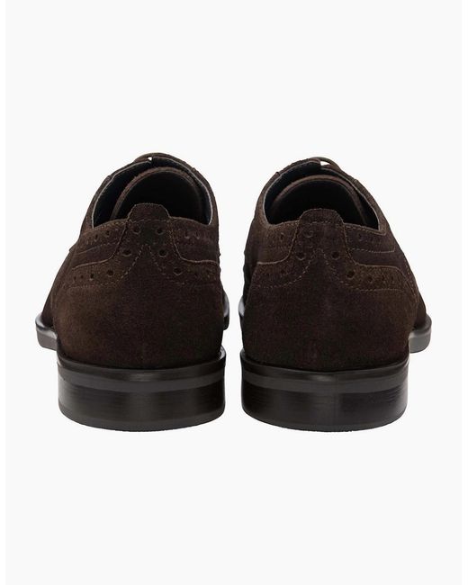 Frank Wright Black Sherwin Brogues for men