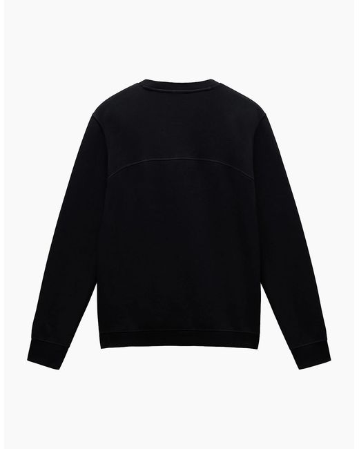 Napapijri Black B-Badge Loopback Crew Sweat for men
