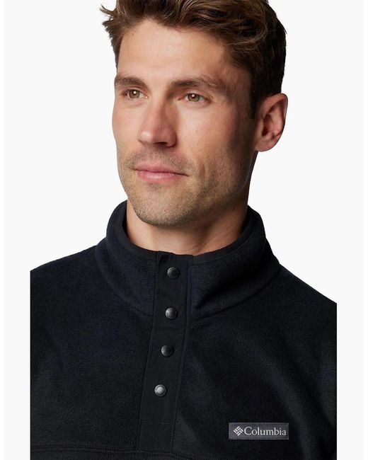 Columbia Blue Steens Mountain Half Snap Ii Fleece Jacket for men