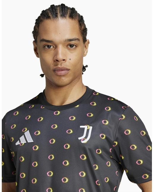 Adidas Black Juventus Pre Match Shirt 2024 2025 Adults for men
