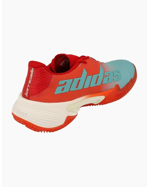 Adidas Red Barricade Clay Tennis Shoes Trainers Hq8427